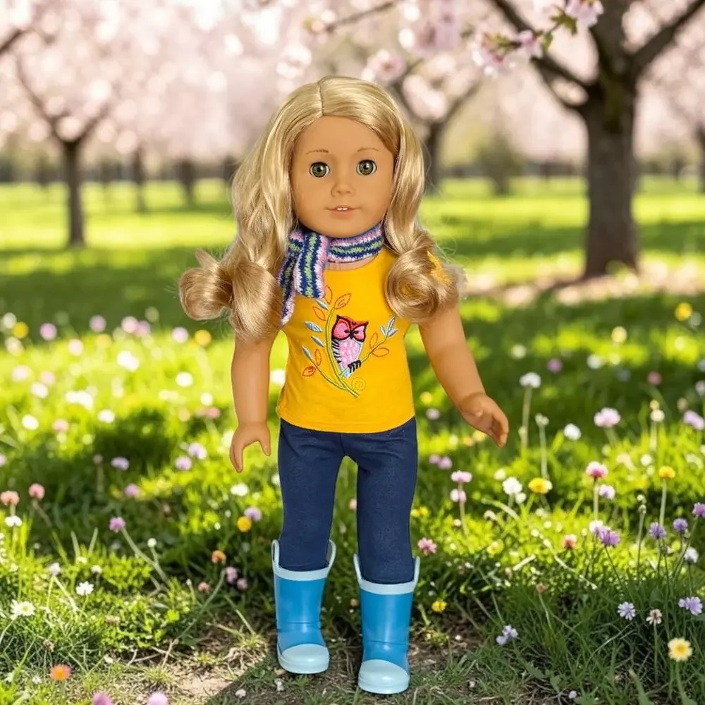 American Girl of the Year Lanie Holland in Box with Nature Outfit